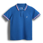 Load image into Gallery viewer, Misty Blue Polo T-Shirt
